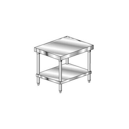 Aero Aero Manufacturing Mixer Stand W/ Undershelf, 14 Ga 304 Stainless Steel Top, 30"W x 30"D 2MSU-3030